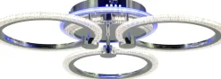 Sklep Kaja Lampa sufitowa z kolorowymi ledami DRS2032/3 z serii RING chrom Store