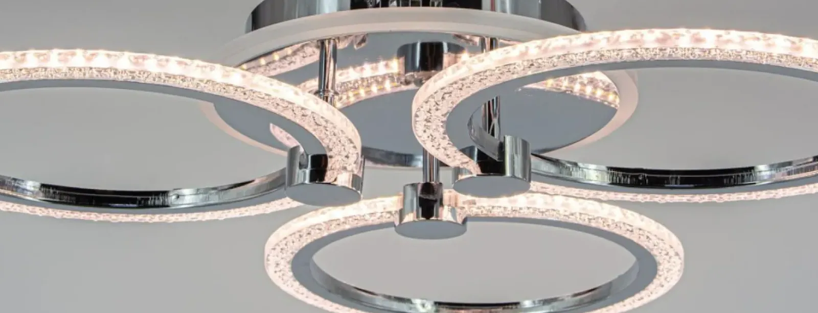 Sklep Kaja Lampa sufitowa z kolorowymi ledami DRS2032/3 z serii RING chrom Store
