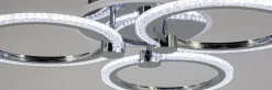 Sklep Kaja Lampa sufitowa z kolorowymi ledami DRS2032/3 z serii RING chrom Store