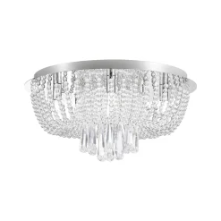 Sklep Kaja Lampa sufitowa z kryształkami ⌀45cm 19157M SENSI| Kaja Oświetlenie* Plafony Nowoczesne