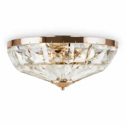Sklep Kaja Lampa sufitowa z kryształkami, plafon ⌀39,6cm MOD094CL-04G FACET* Plafony Nowoczesne