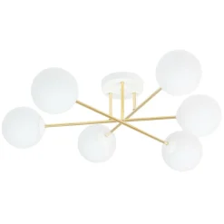 Sklep Kaja Lampa sufitowa z kulistymi kloszami, do salonu 1234/6 z serii MAGNUM Online
