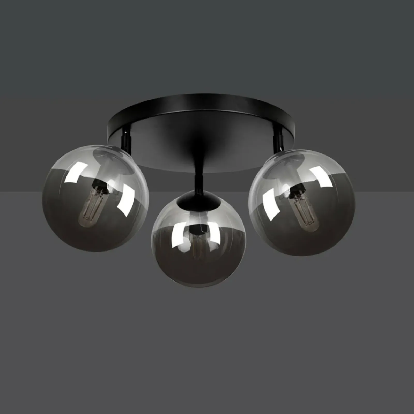 Sklep Kaja Lampa sufitowa z kulistymi kloszami 777/3APREM | Kaja Oświetlenie Store