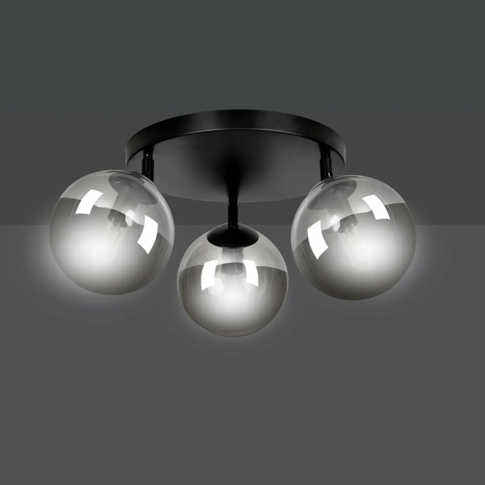 Sklep Kaja Lampa sufitowa z kulistymi kloszami 777/3APREM | Kaja Oświetlenie Store