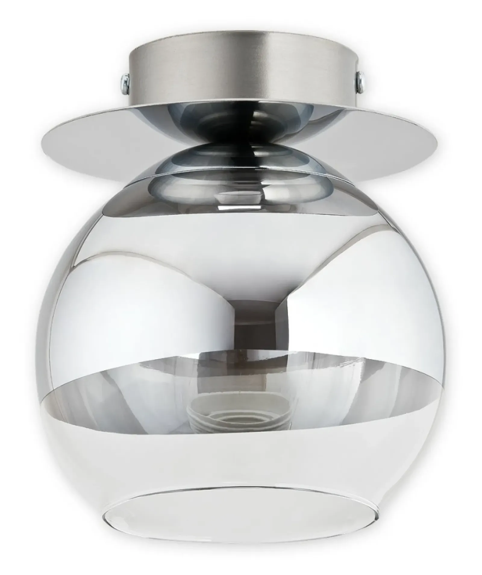 Sklep Kaja Lampa sufitowa z okrągłym kloszem O2541 P1 CH COLOURS | Kaja* Plafony Nowoczesne