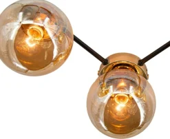 Sklep Kaja Lampa sufitowa z okrągłymi kloszami 8437/4 BL TR IVO | Kaja Sale