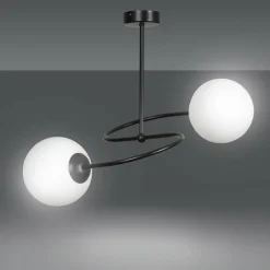 Sklep Kaja Lampa sufitowa z oprawą w kształcie litery „S” 734/2B | Kaja New