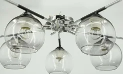 Sklep Kaja Lampa sufitowa z otwartymi kloszami 1955/5 8C BL IKER | Kaja Shop