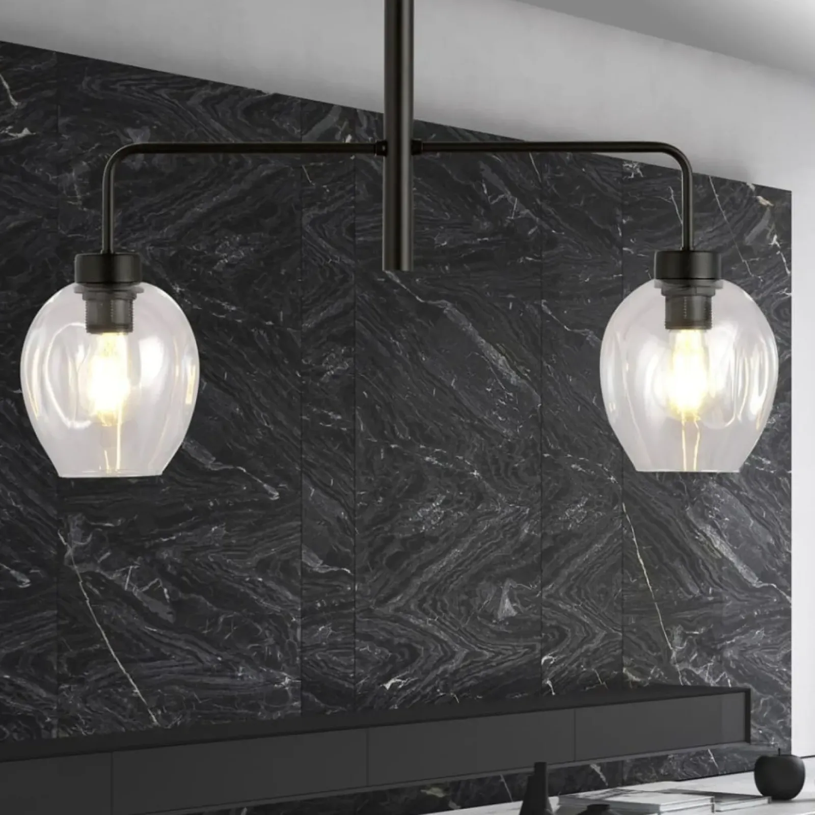 Sklep Kaja Lampa sufitowa z ozdobnymi kloszami 1164/2 LUKKA | Kaja Oświetlenie Cheap