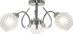Sklep Kaja Lampa sufitowa z ozdobnymi kloszami 7138/3 8C DAKOTA | Kaja* Randole Tradycyjne