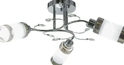 Sklep Kaja Lampa sufitowa z ozdobnymi kryształkami 8267/3 8C | Kaja Oświetlenie* Randole Tradycyjne