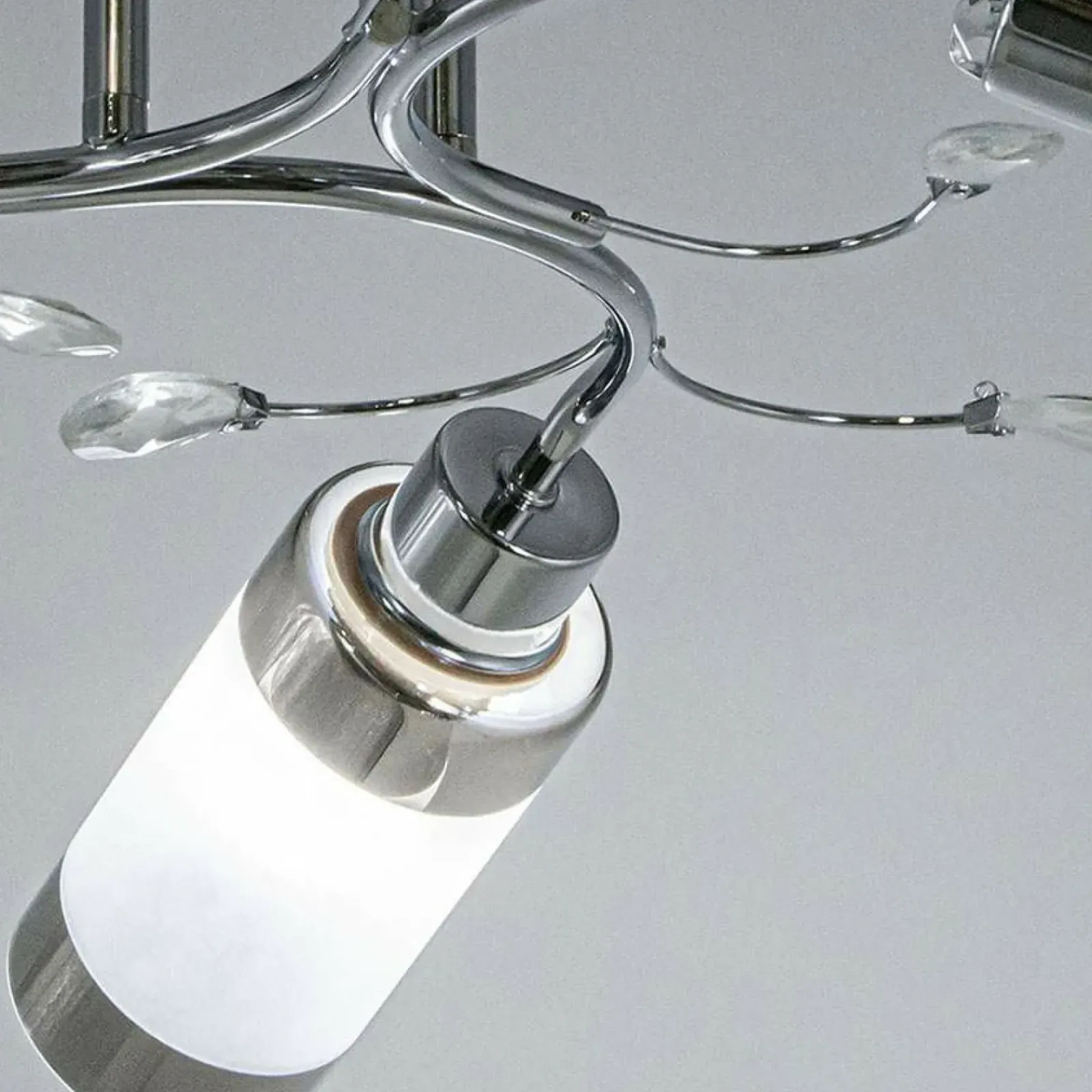Sklep Kaja Lampa sufitowa z ozdobnymi kryształkami 8267/3 8C | Kaja Oświetlenie* Randole Tradycyjne