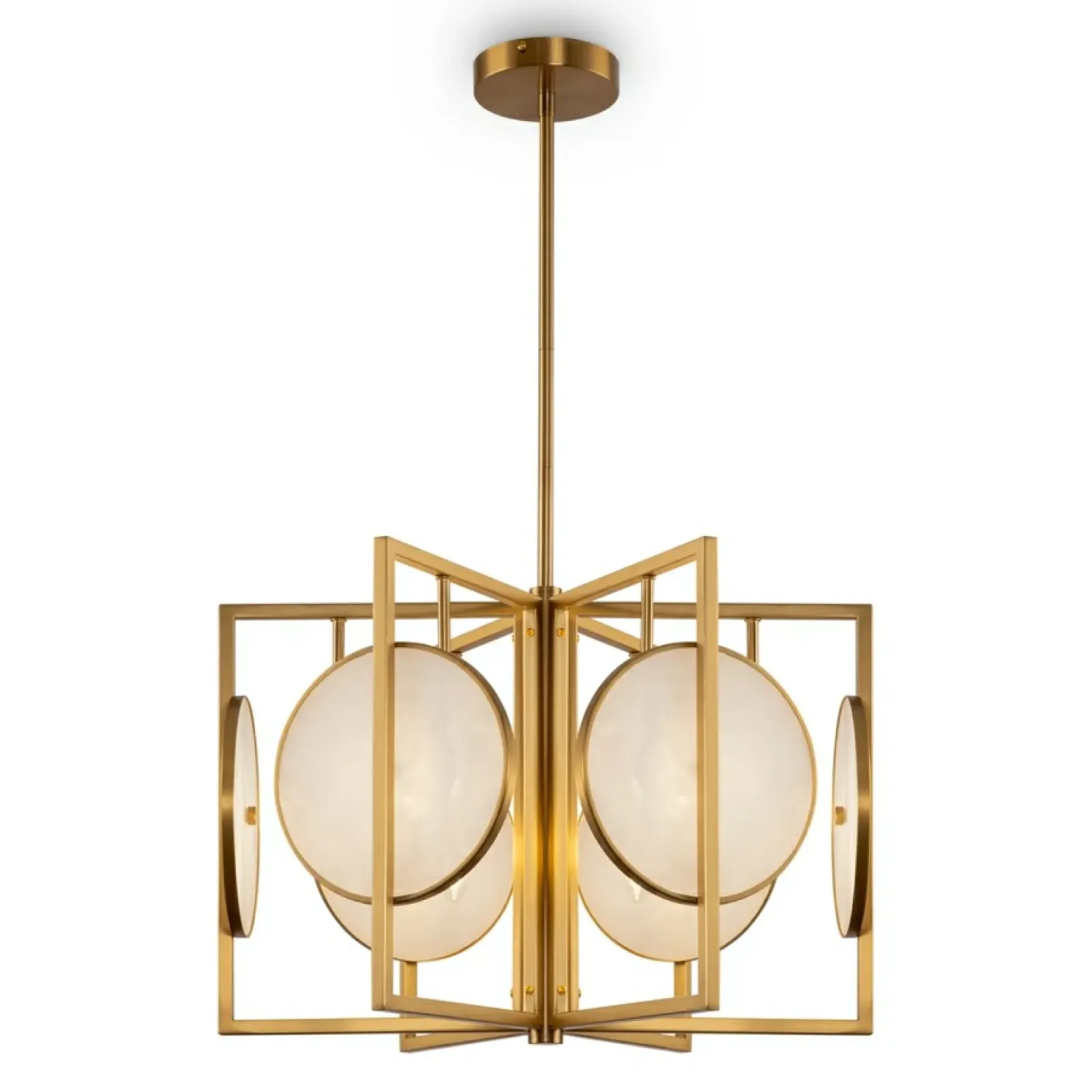 Sklep Kaja Lampa sufitowa z ozdobnymi kołami MOD099PL-06G z serii MARMO | Kaja Cheap