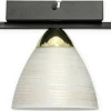 Sklep Kaja Lampa sufitowa z ozdobnym kloszem O3271 P1 CZA + ZL z serii BAFER* Randole Tradycyjne