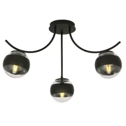 Sklep Kaja Lampa sufitowa z przezroczystymi kloszami 1111/3 BOSTON | Kaja Store