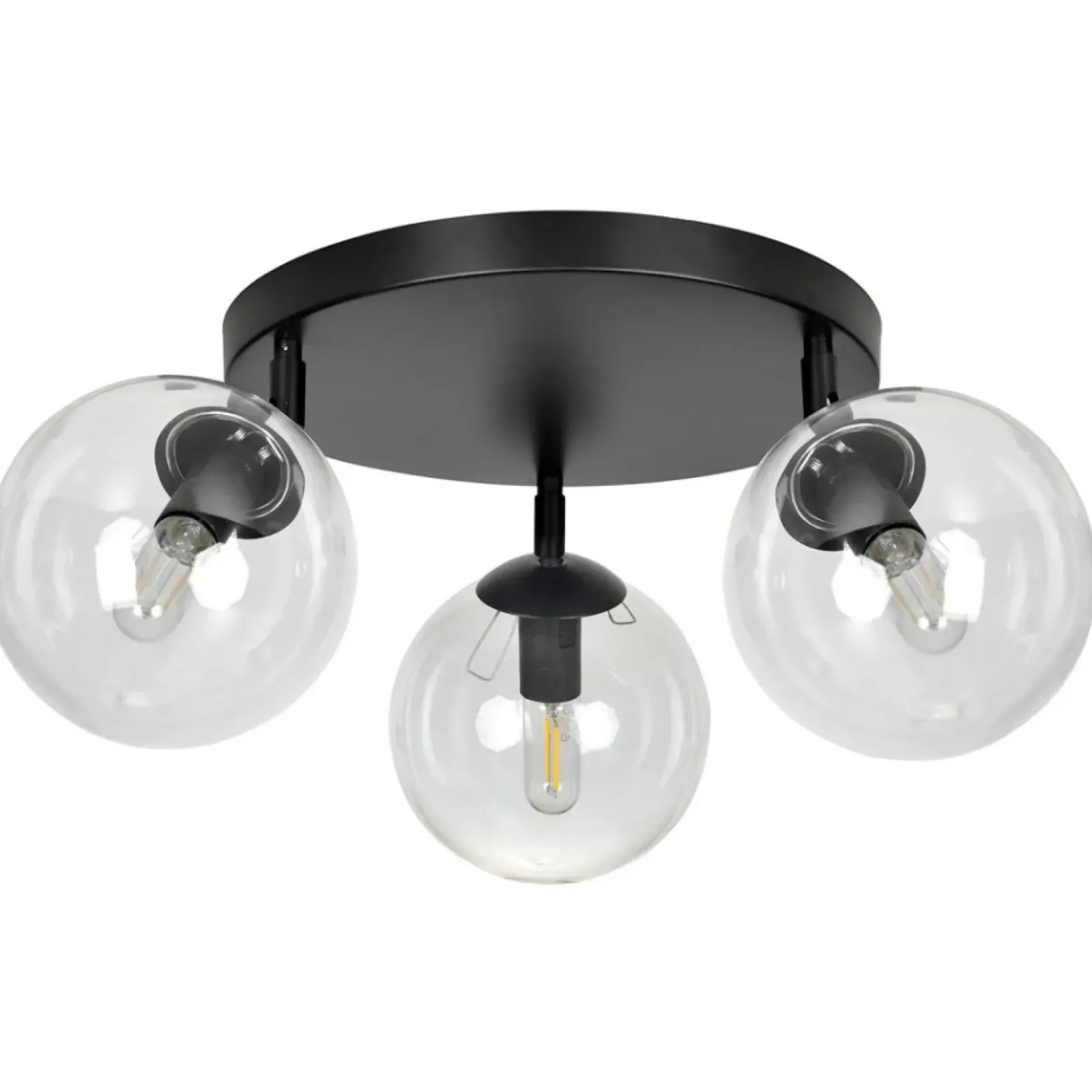 Sklep Kaja Lampa sufitowa z przezroczystymi kloszami 776/3APREM | Kaja Flash Sale