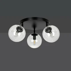 Sklep Kaja Lampa sufitowa z przezroczystymi kloszami 776/3APREM | Kaja Flash Sale