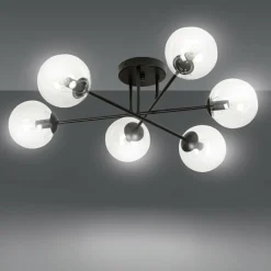 Sklep Kaja Lampa sufitowa z przezroczystymi kloszami 831/6B | Kaja Oświetlenie Online