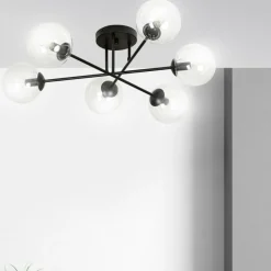 Sklep Kaja Lampa sufitowa z przezroczystymi kloszami 831/6B | Kaja Oświetlenie Online