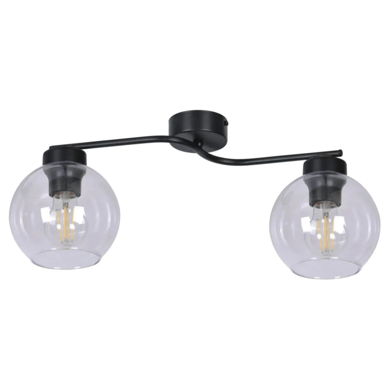 Sklep Kaja Lampa sufitowa z przezroczystymi kloszami K-2626 AIDEN 2 | Kaja Flash Sale