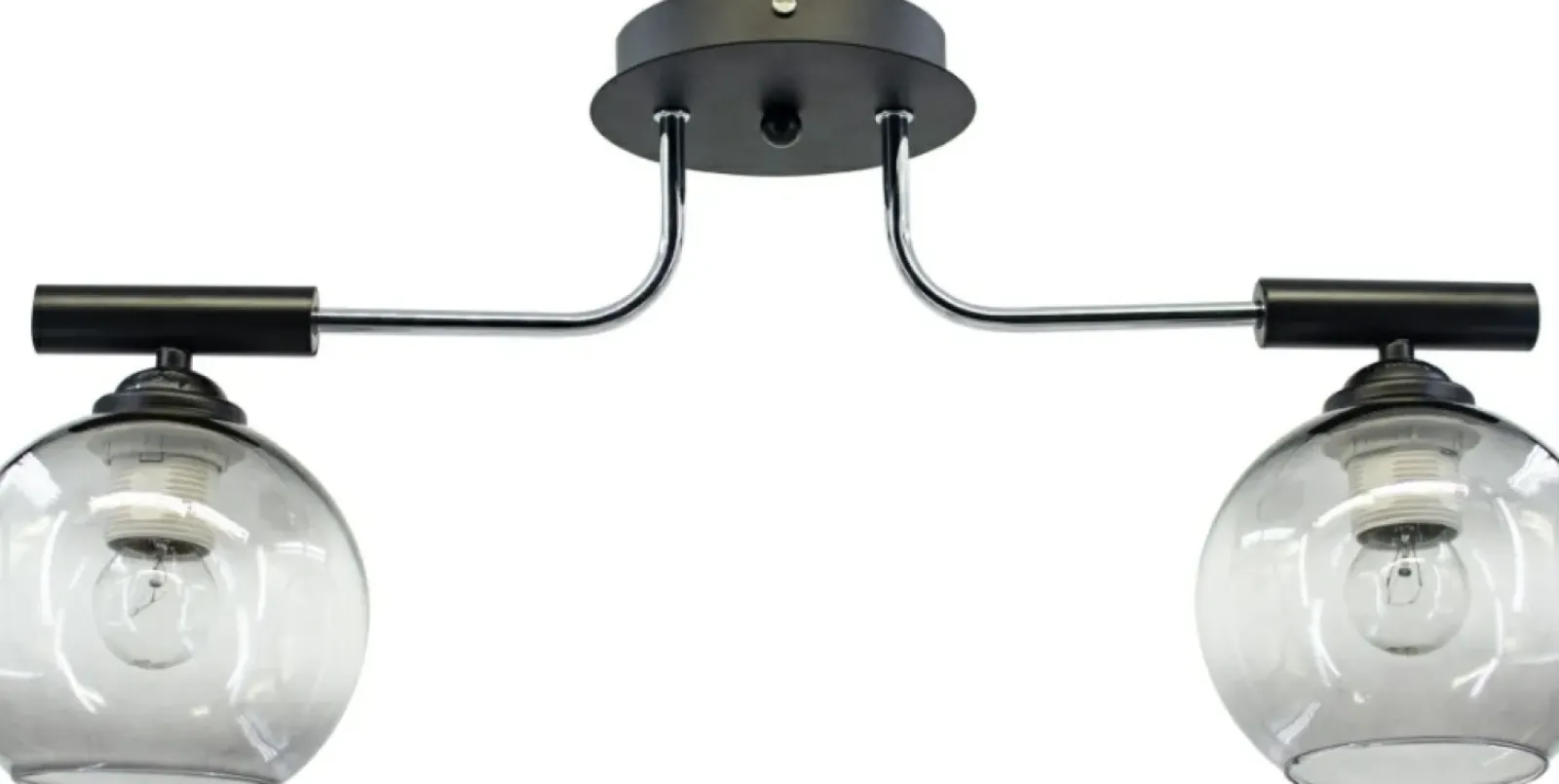 Sklep Kaja Lampa sufitowa z przydymionymi kulami 2207/2 8C BL | Kaja Oświetlenie Best