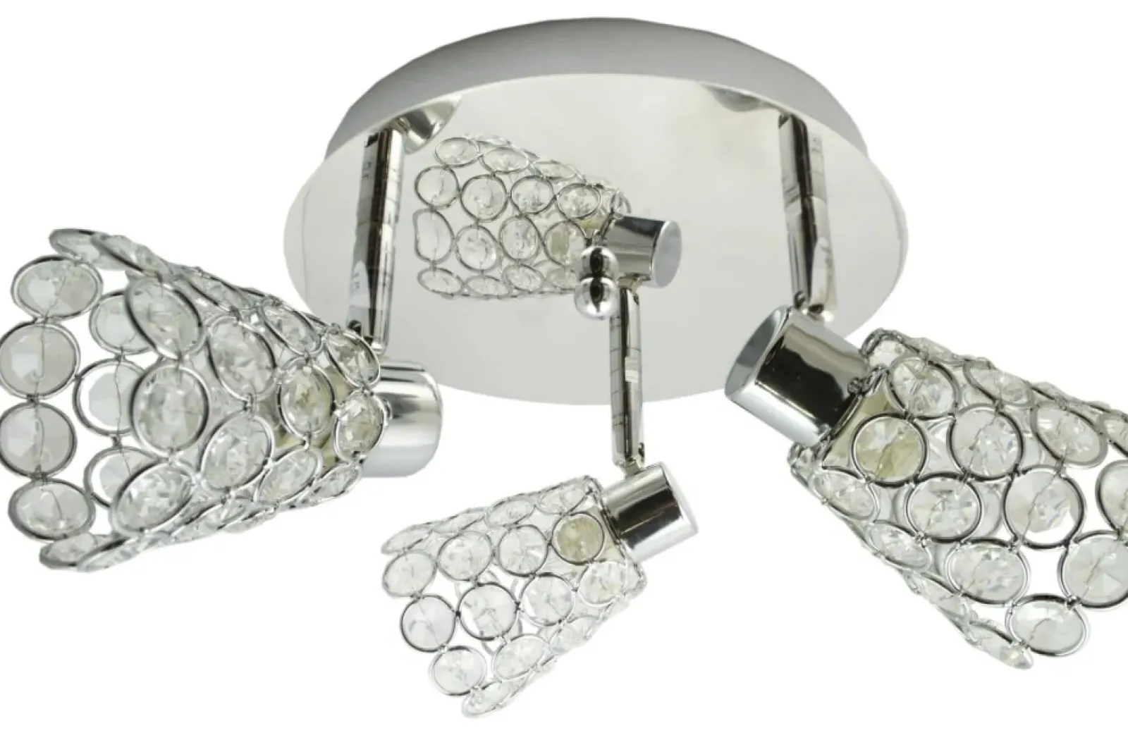 Sklep Kaja Lampa sufitowa z reflektorami, regulowany kąt 98-00491 z serii GLOSSY | Kaja Ośw chrom Flash Sale