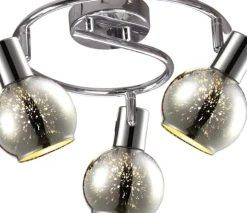 Sklep Kaja Lampa sufitowa z reflektorami K-8003-3G CHR GALAXY I | Kaja chrom Store