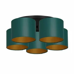 Sklep Kaja Lampa sufitowa z trzema abażurami, zielona LX 3546 z serii ARDEN Cheap