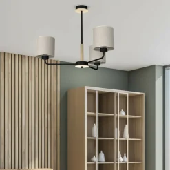 Sklep Kaja Lampa sufitowa z trzema abażurami, żyrandol MLP7451 z serii ATLANTA | Kaja Oświe Cheap