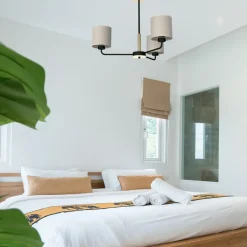 Sklep Kaja Lampa sufitowa z trzema abażurami, żyrandol MLP7451 z serii ATLANTA | Kaja Oświe Cheap