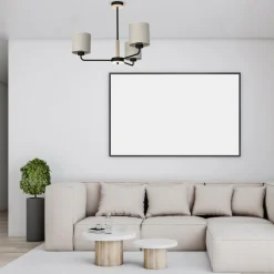 Sklep Kaja Lampa sufitowa z trzema abażurami, żyrandol MLP7451 z serii ATLANTA | Kaja Oświe Cheap