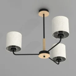 Sklep Kaja Lampa sufitowa z trzema abażurami, żyrandol MLP7451 z serii ATLANTA | Kaja Oświe Cheap