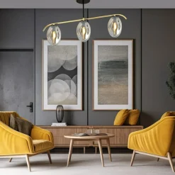 Sklep Kaja Lampa sufitowa z trzema grafitowymi kloszami 1280/3 z serii FINES Discount