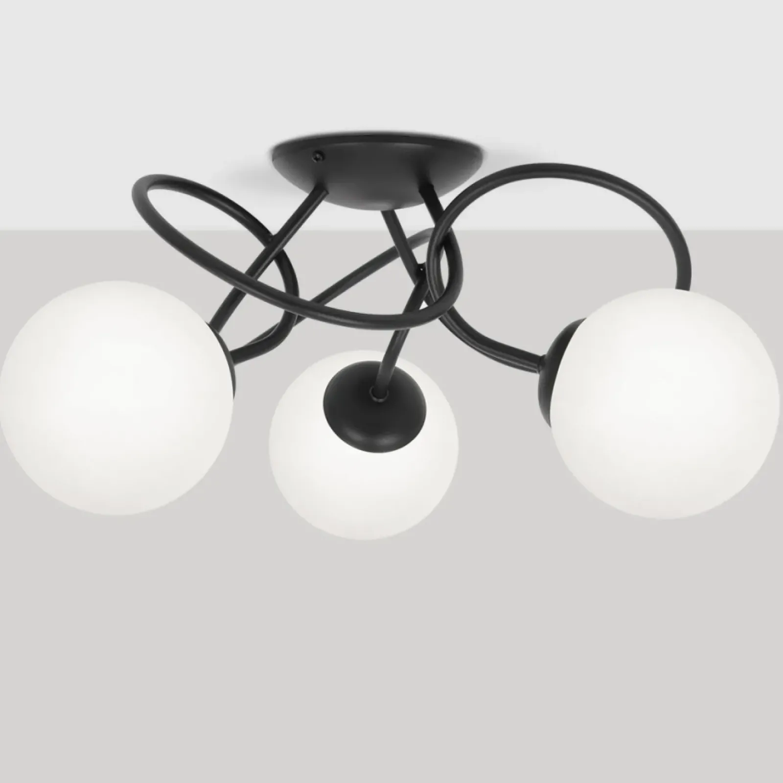Sklep Kaja Lampa sufitowa z trzema kloszami o średnicy 14cm K-5350 z serii NELA Discount