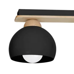 Sklep Kaja Lampa sufitowa z trzema punktami świetlnymi MLP6560 z serii DAMA | Kaja Oświetle czarny Outlet