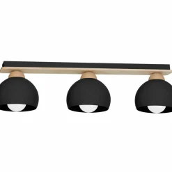 Sklep Kaja Lampa sufitowa z trzema punktami świetlnymi MLP6560 z serii DAMA | Kaja Oświetle czarny Outlet