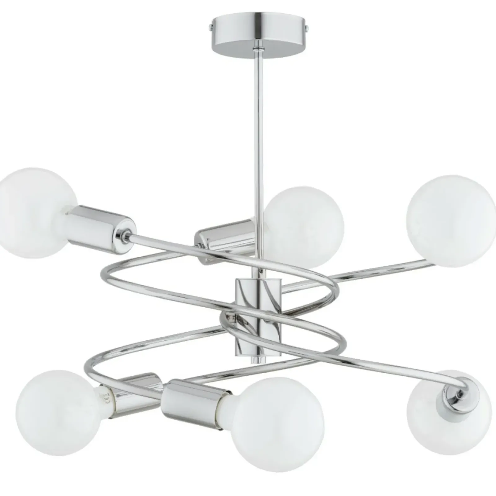 Sklep Kaja Lampa sufitowa ze srebrną konstrukcją AL 63234 z serii DISCO Flash Sale
