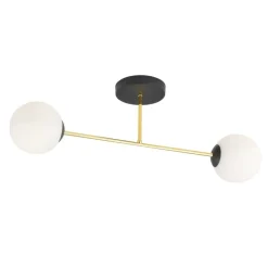 Sklep Kaja Lampa sufitowa ze złotymi elementami 1233/2 z serii MAGNUM | Kaja Cheap
