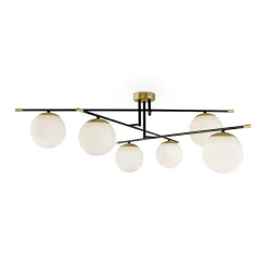 Sklep Kaja Lampa sufitowa ze złotymi podkloszami MOD048CL-06G z serii NOSTALGIA Cheap