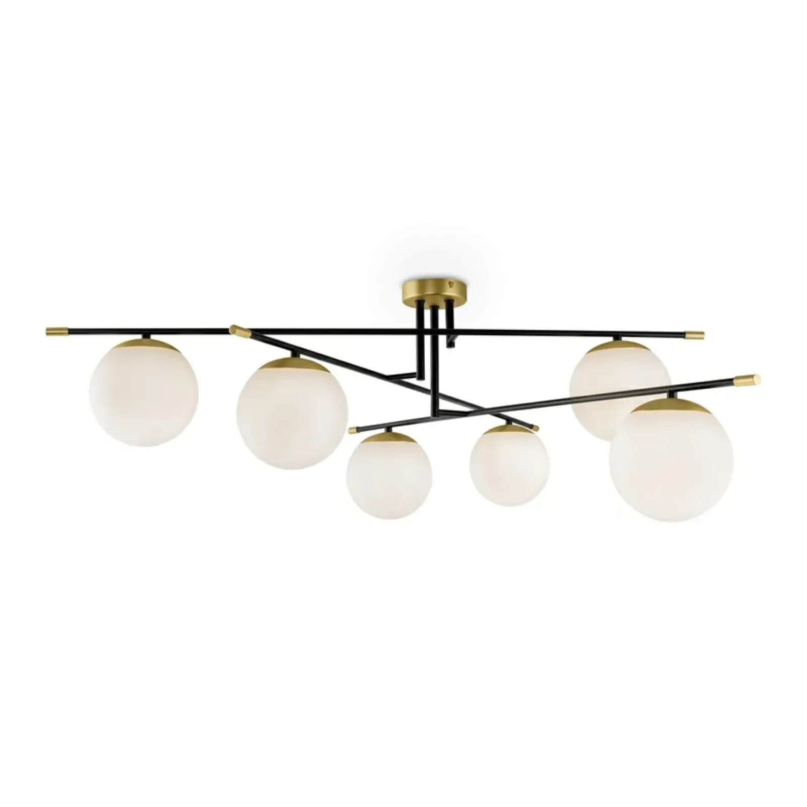 Sklep Kaja Lampa sufitowa ze złotymi podkloszami MOD048CL-06G z serii NOSTALGIA Cheap
