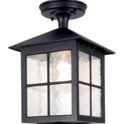 Sklep Kaja Lampa sufitowa, zewnętrzna, czarna BL18A-BLACK z serii WINCHESTER* Plafony Zewnętrzne