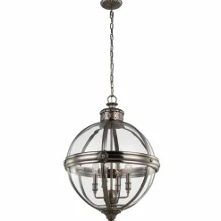 Sklep Kaja Lampa w kolorze antycznego niklu FE-ADAMS-4P-ANL z serii ADAMS* Randole Tradycyjne