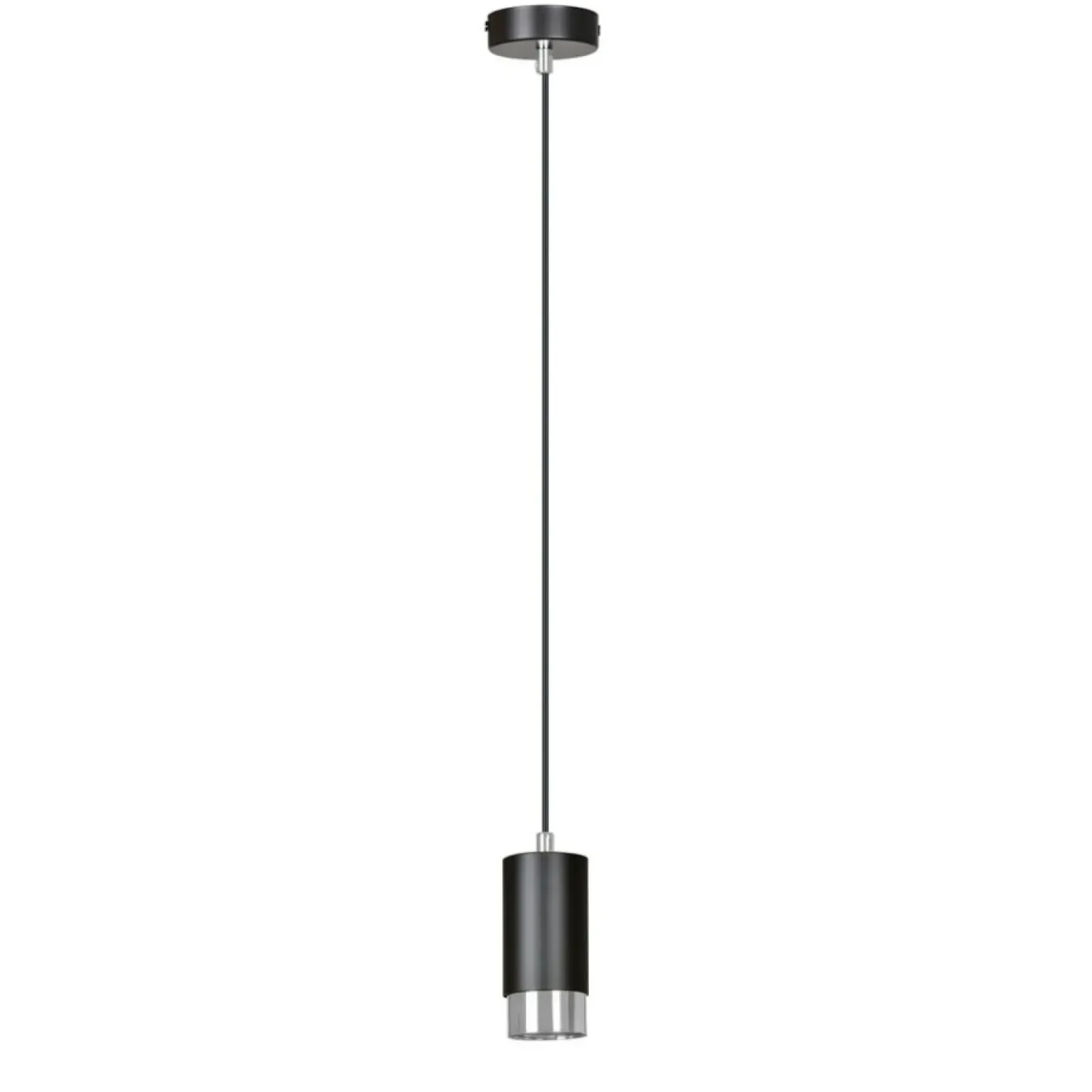 Sklep Kaja Lampa w kształcie tuby ze srebrnymi dodatkami 816/1 | Kaja Oświetlenie Shop