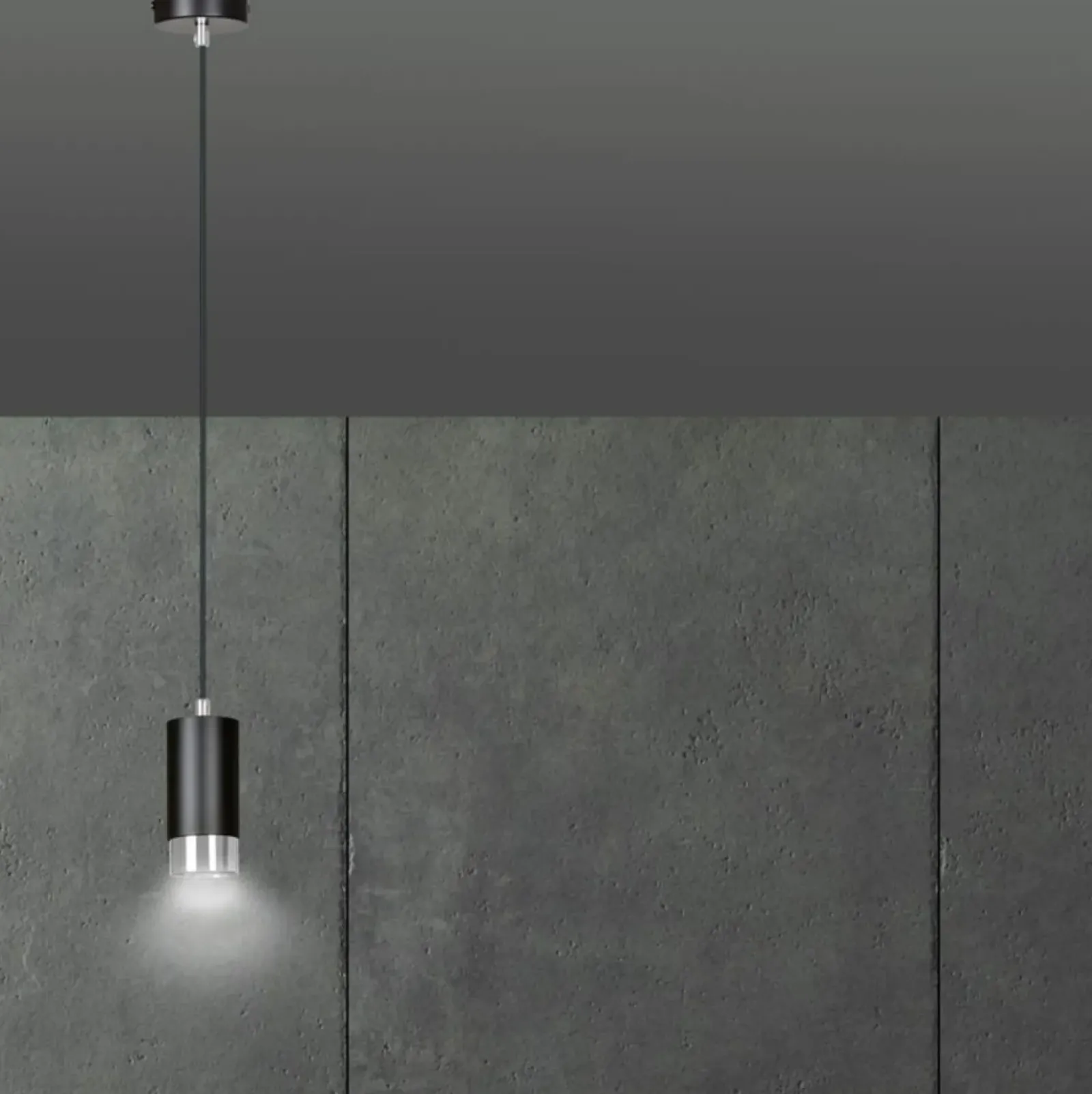 Sklep Kaja Lampa w kształcie tuby ze srebrnymi dodatkami 816/1 | Kaja Oświetlenie Shop