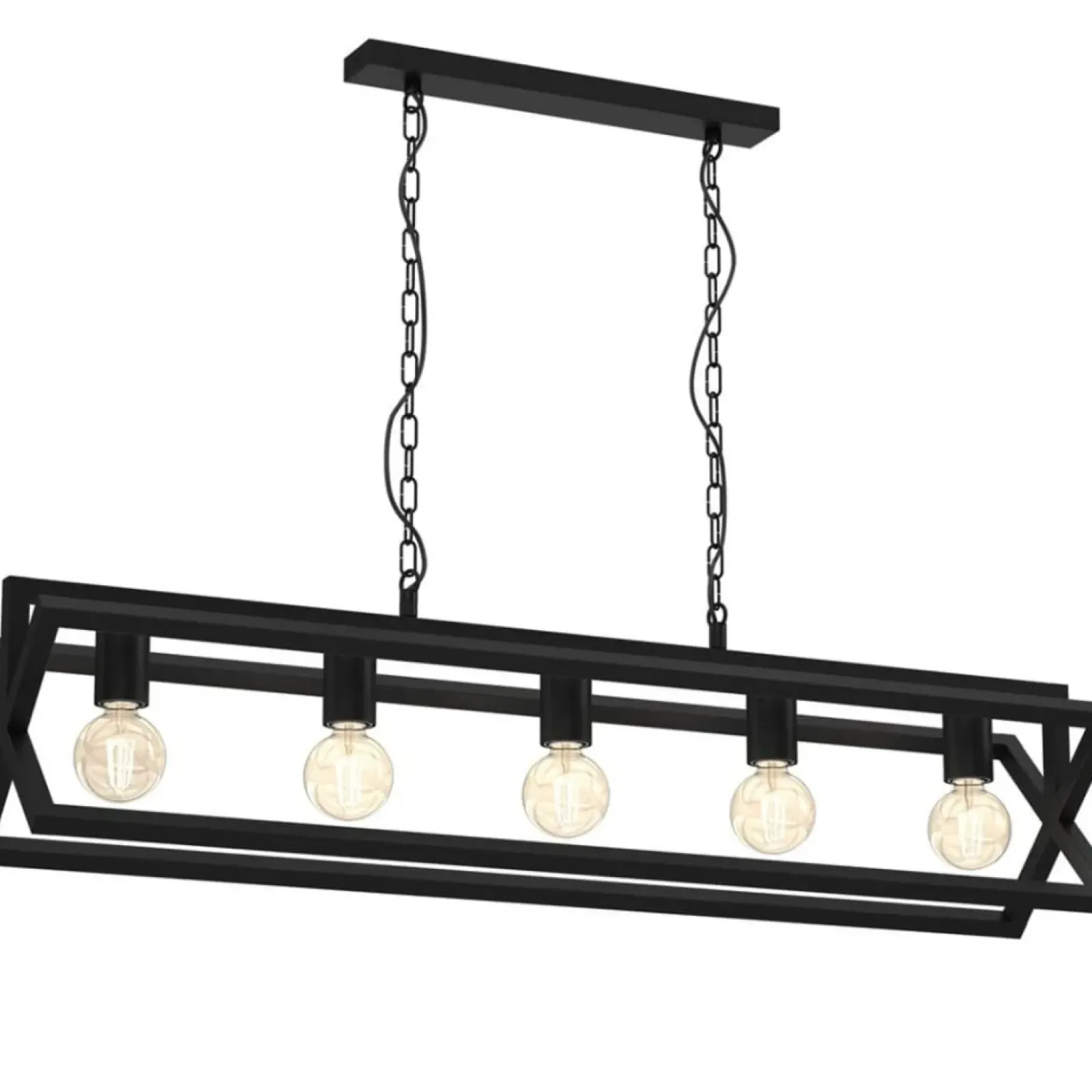 Sklep Kaja Lampa w stylu industrialnym, na pięć żarówek MLP8564 z serii ARNOLD | Kaja Oświe Discount