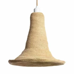 Sklep Kaja Lampa w stylu naturalnym, do sypialni ABR-LW2-BH-E27 BOHO | Kaja brązowy Store