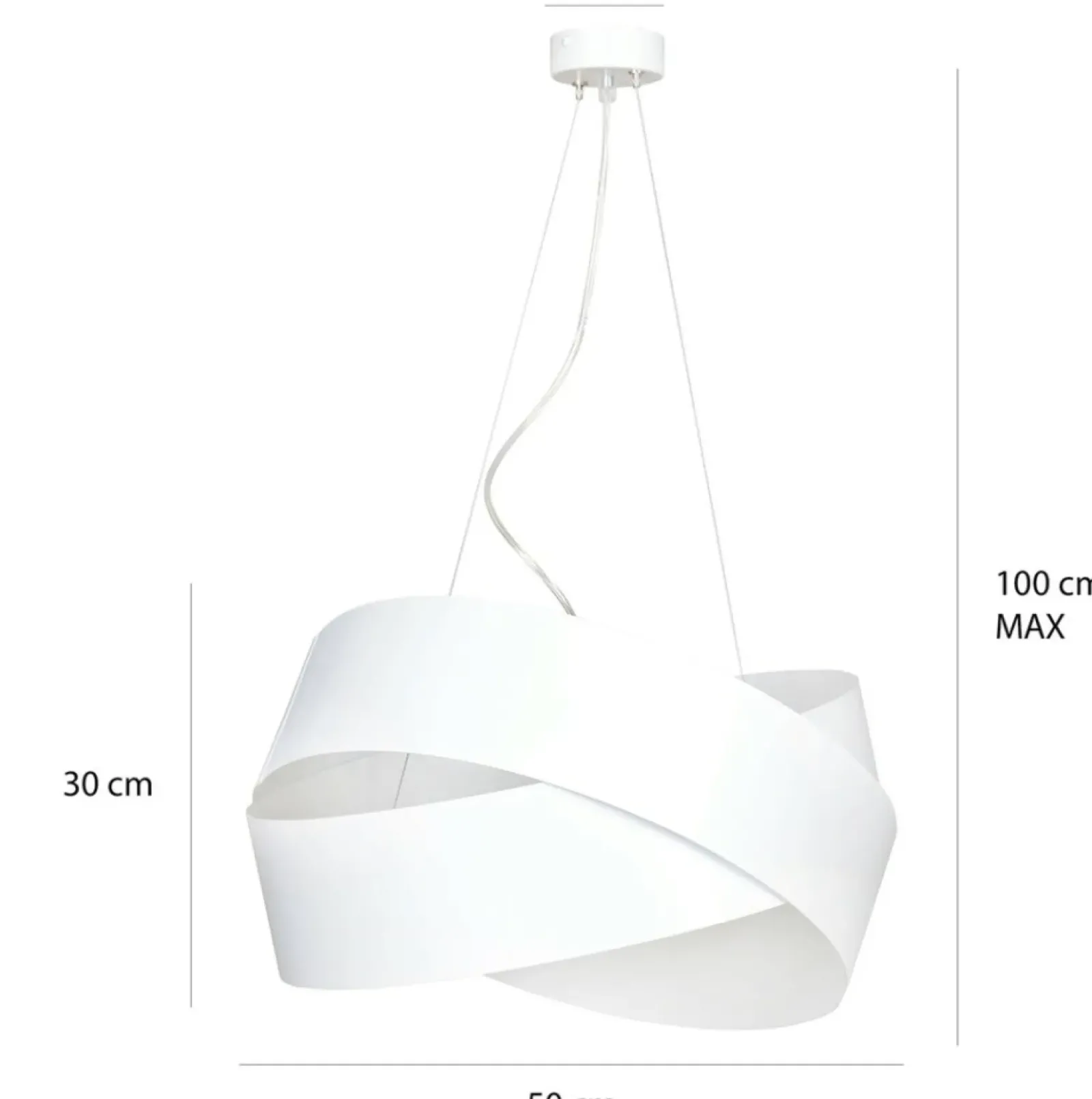 Sklep Kaja Lampa wisząca - przeplatające się obręczy 512/2 | Kaja Oświetlenie biały Store