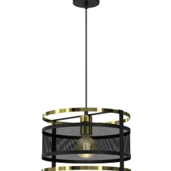 Sklep Kaja Lampa wisząca, ażurowa, ze złotymi obręczami LX 3903 z serii RIM Shop