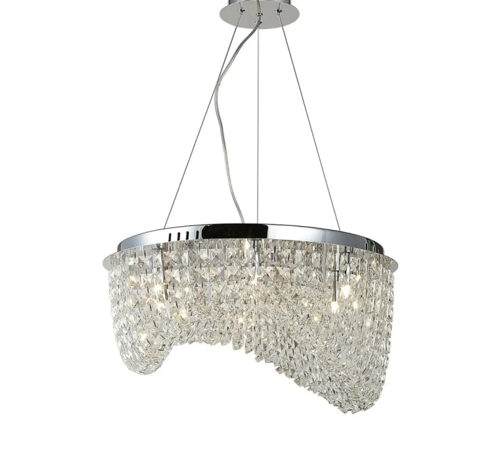 Sklep Kaja Lampa wisząca AZ1284 - Carmen pendant/top - AZZARDO transparentny Online
