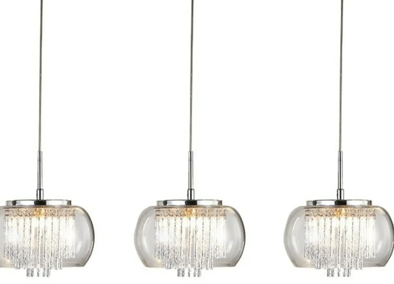 Sklep Kaja Lampa wisząca AZ2453 - Rego 3 line - AZZARDO chrom New